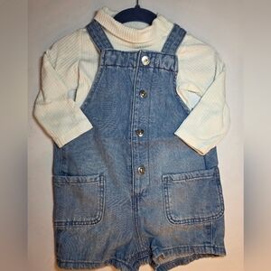 H&M Light Blue Kids Overalls- Gender Neutral